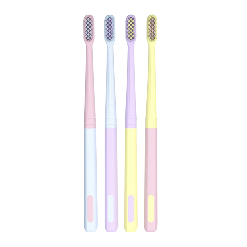 

8Pcs New Design I Ice Cream Superfine Toothbrush Super Soft Toothbrush Deep Cleaning Brush With Holder For Oral Care Tools