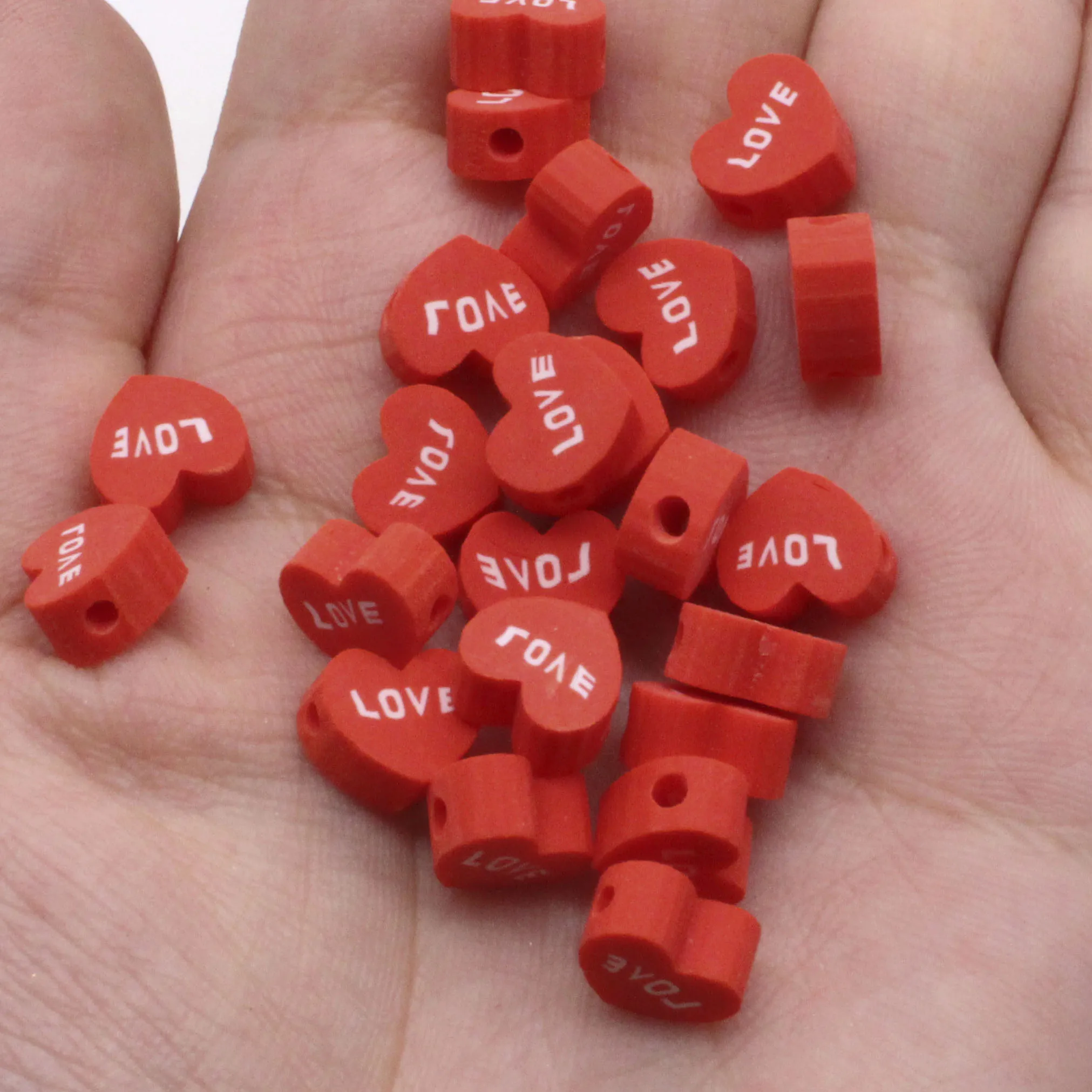 50/100 шт., бусины-разделители из полимерной глины