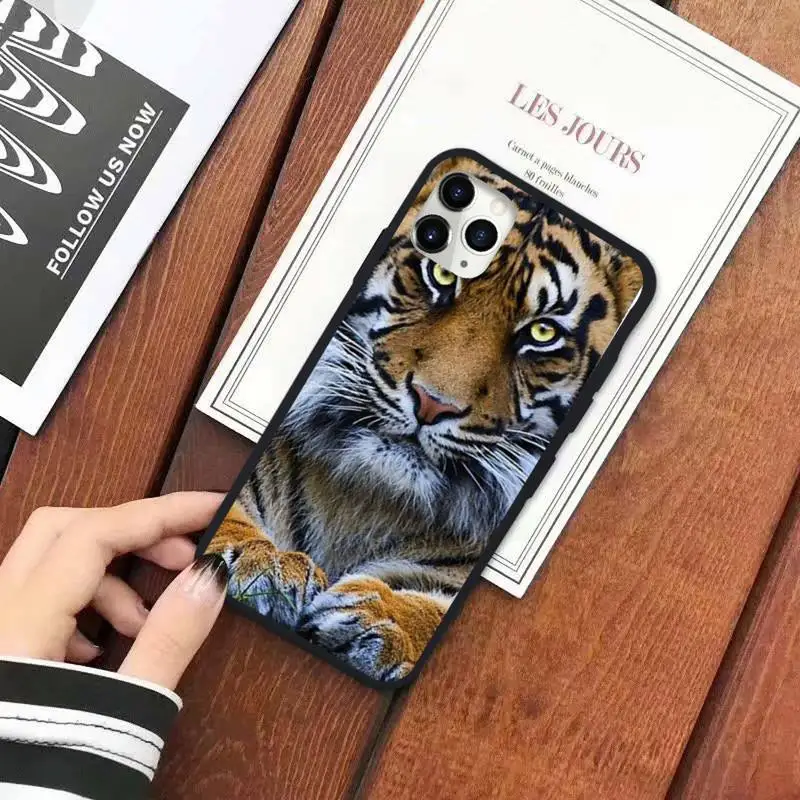 

Tiger Leopard animal Phone Case for iPhone 11 12 mini pro XS MAX 8 7 6 6S Plus X 5S SE 2020 XR luxury shell coque
