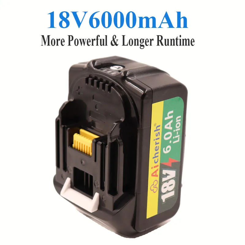 Литий-ионная аккумуляторная батарея для Makita 18 в 6000 Ач Оригинальная BL1840 BL1850 BL1830
