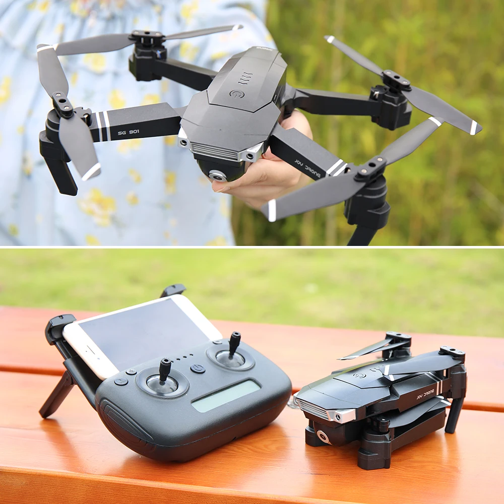 SG901 Wi Fi FPV Drone 4K HD Двойная камера профессиональный Дрон оптический поток умный