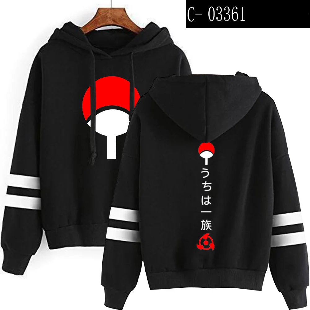 

Hot Anime Clothes Akatsuki Hoodie Sweatshirt Men/Women Harajuku Kakashi Uchiha Sasuke Sweatshirt Pullover Hooded Hoody