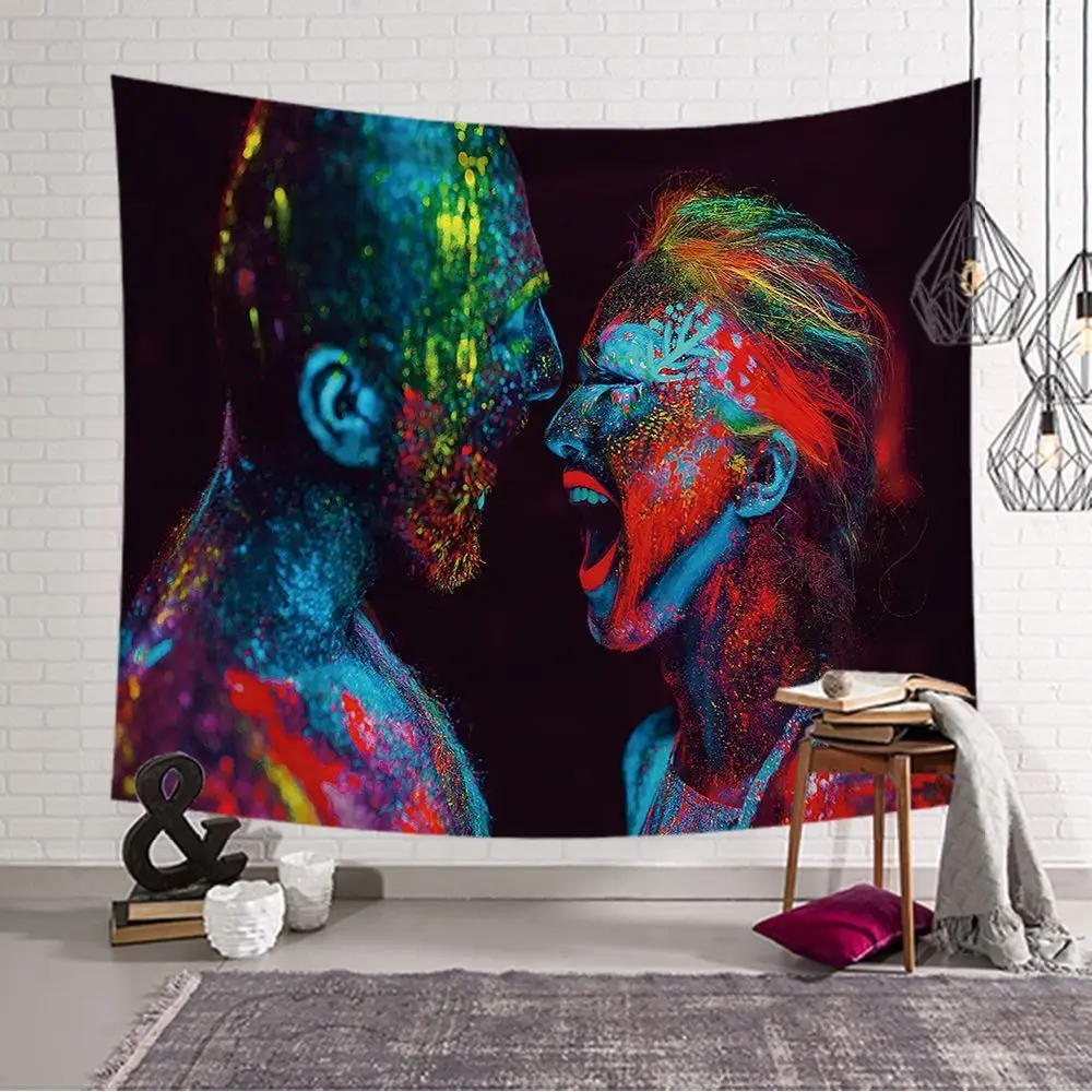 Ковер гобелен настенный для украшения стен модный племя Tapisserie на стену тканевое