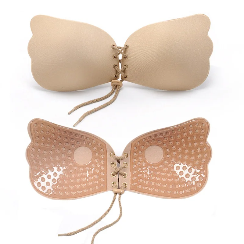 Бюстгальтер женский без бретелек пикантный Бралетт с чашками пуш ап и застежкой