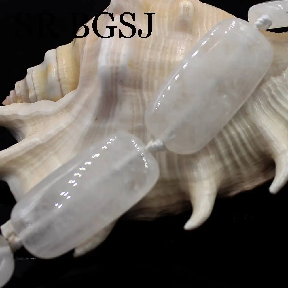 Бесплатная доставка 20x40 мм прямоугольная форма натуральный белый