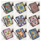 Женская сумочка с вышитым рисунком 5D сделай сам, с мозаичным рисунком, сумка-кошелек на молнии ручной работы, новинка 2021