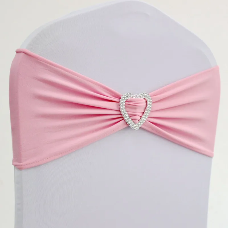 50 шт. лайкра стрейч на стул бант эластичный спандекс повязка Лента Галстуки с