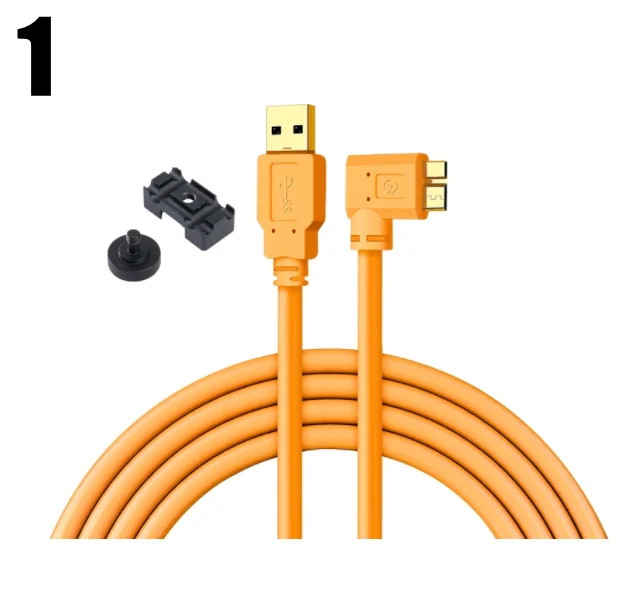 USB3.0 to Micro-B cable for Cannon EOS 5D4 5DSR camera NIKON D810 D850 D5 digital camera to computer/laptop data cable