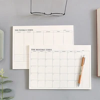 inner pages planner notebook office supplies school stationery monthly weekly planner day planner book stationery 60 sheets