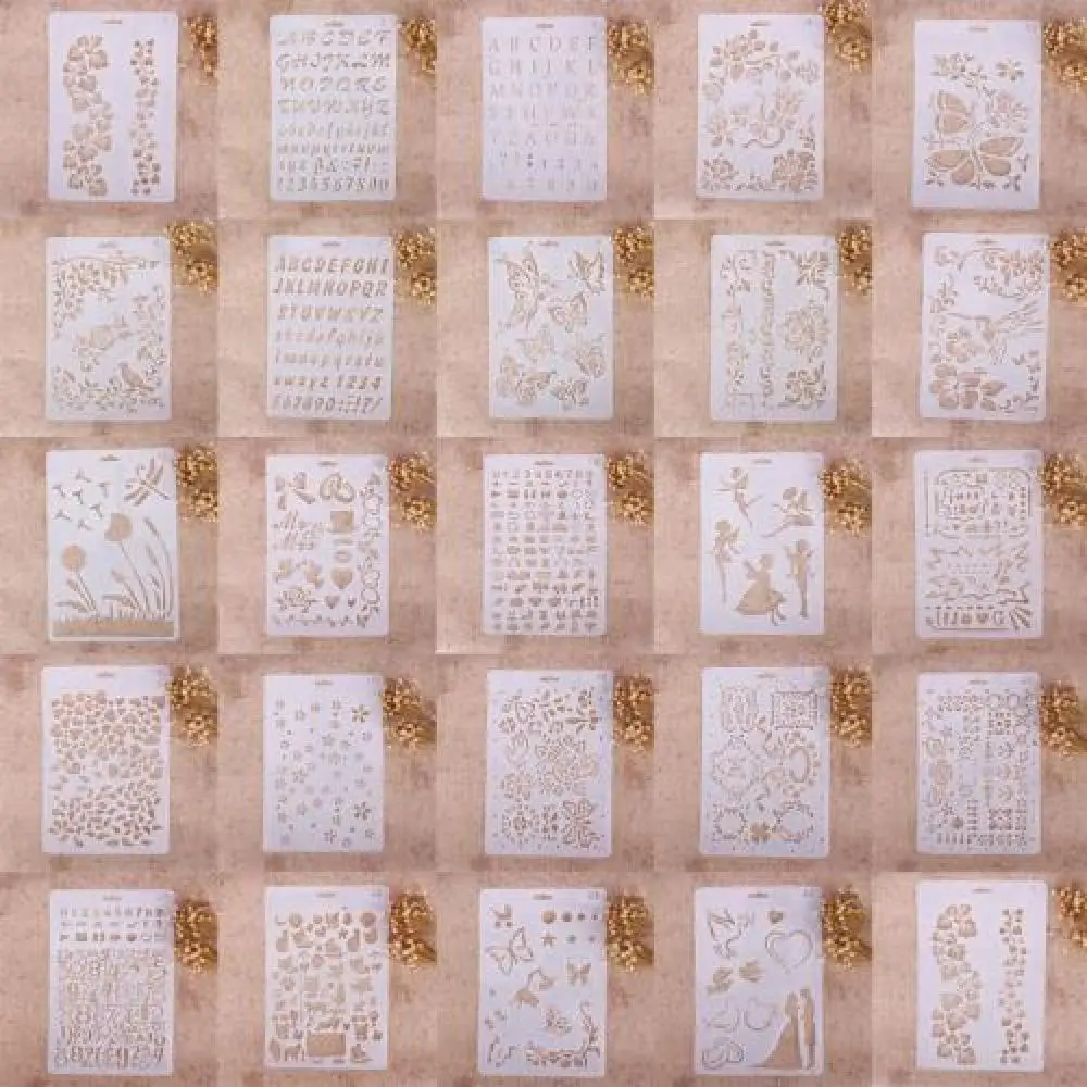 

Hot Sales Airbrush Painting Stencil DIY Template Home Decor Scrapbooking Album Craft Art