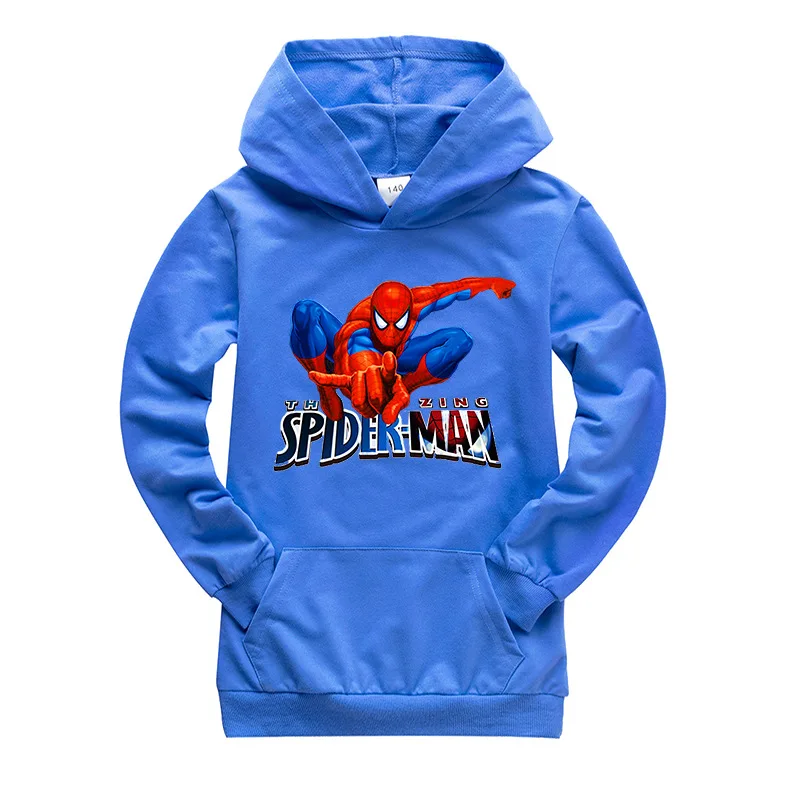 Детские толстовки с капюшоном и принтом Человек-паук