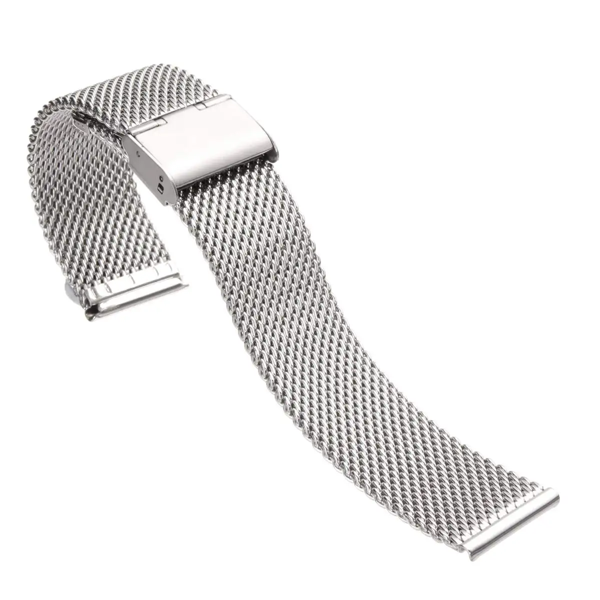 Leisures Ремешки для наручных часов 20 мм/22 мм сменный Браслет часы ремешок серебро