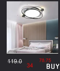 Chandelierrec Moden светодиодный потолочный светильник Домашнее освещение светильники Алюминиевый AC85-265V потолочный светильник для гостиной спальни низкие потолки