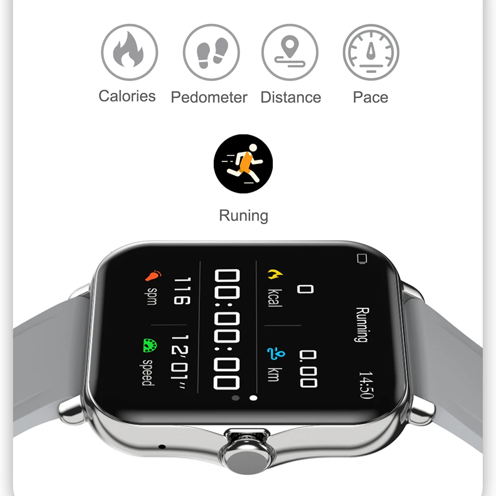 Смарт-часы Q8 с Bluetooth пульсометром и тонометром |