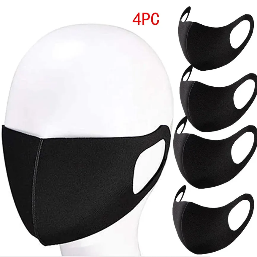 Унисекс моющаяся и многоразовая хлопковая теплая Защита лица для улицы щит