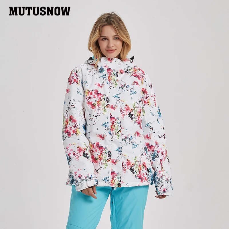 Новинка 2020 высококачественные зимние лыжные куртки для женщин ветрозащитная