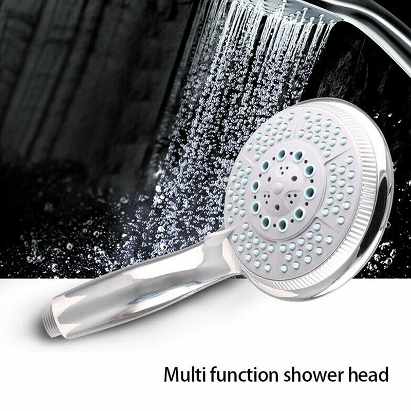 

1pc 5 Modes High Pressure Shower Head Water Saving Pressurized Bath Heads Rotation Replacement Bathroom Supplies