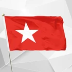 Королевство Maastricht флаг 90x150 см 3x5FT 120g 100D гербовых цветовФестивальукрашение дома