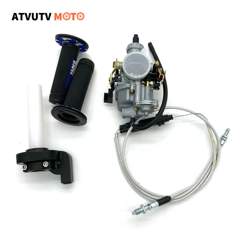 

Карбюратор PZ30 30 мм с ускорительным насосом, гоночные ручки с тросиком, двойной тросик дроссельной заслонки для Keihin ABM IRBIS TTR 250 200cc 250cc