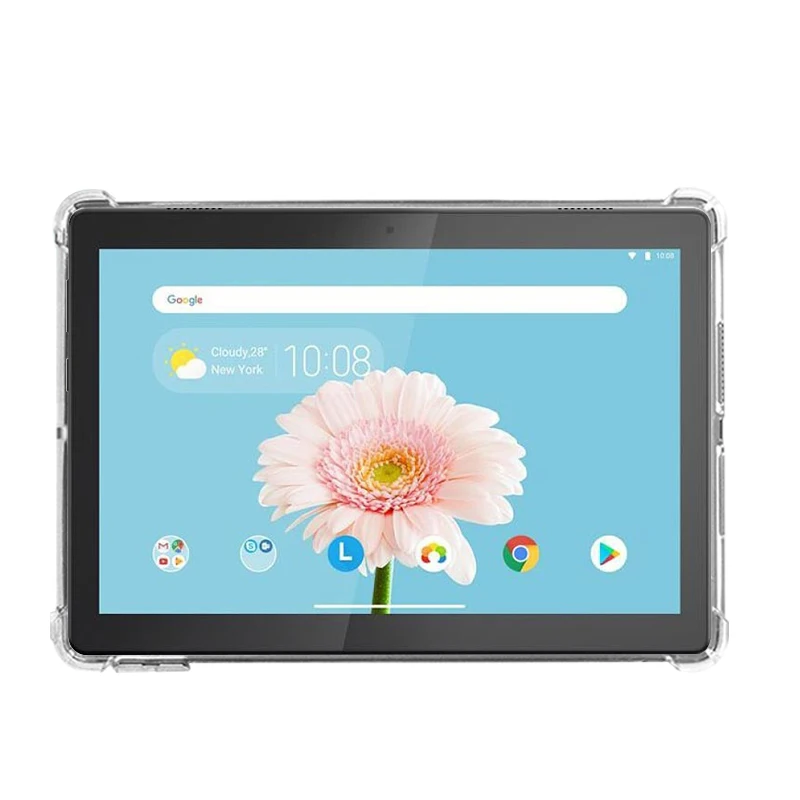 Чехол для Lenovo Tab M10 HD M 10 мягкий чехол из ТПУ 1 дюйма искусственная задняя крышка