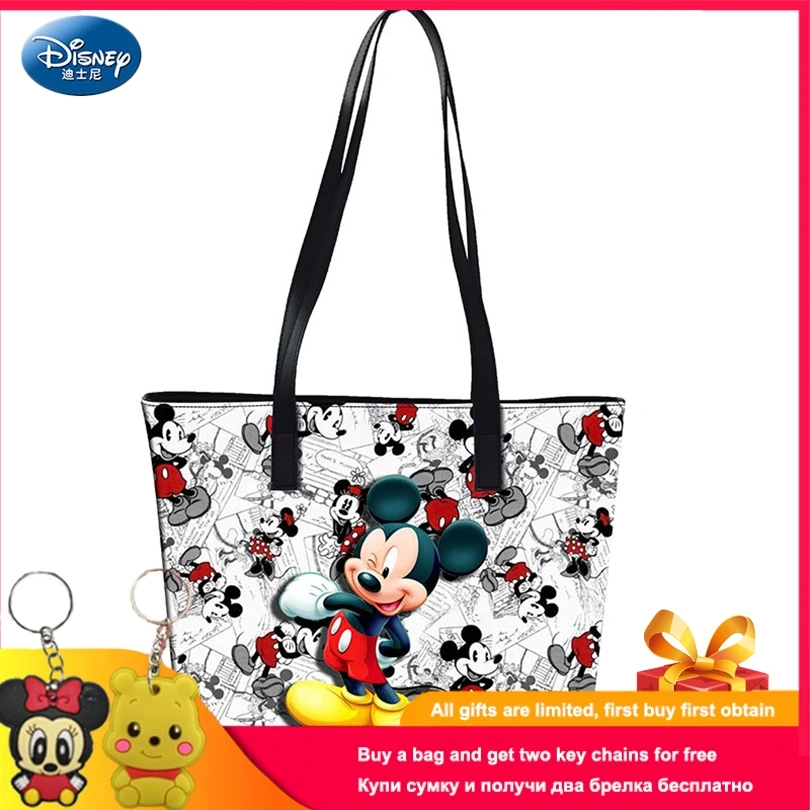 Женская сумка тоут Disney Большая вместительная водонепроницаемая с рисунком Микки