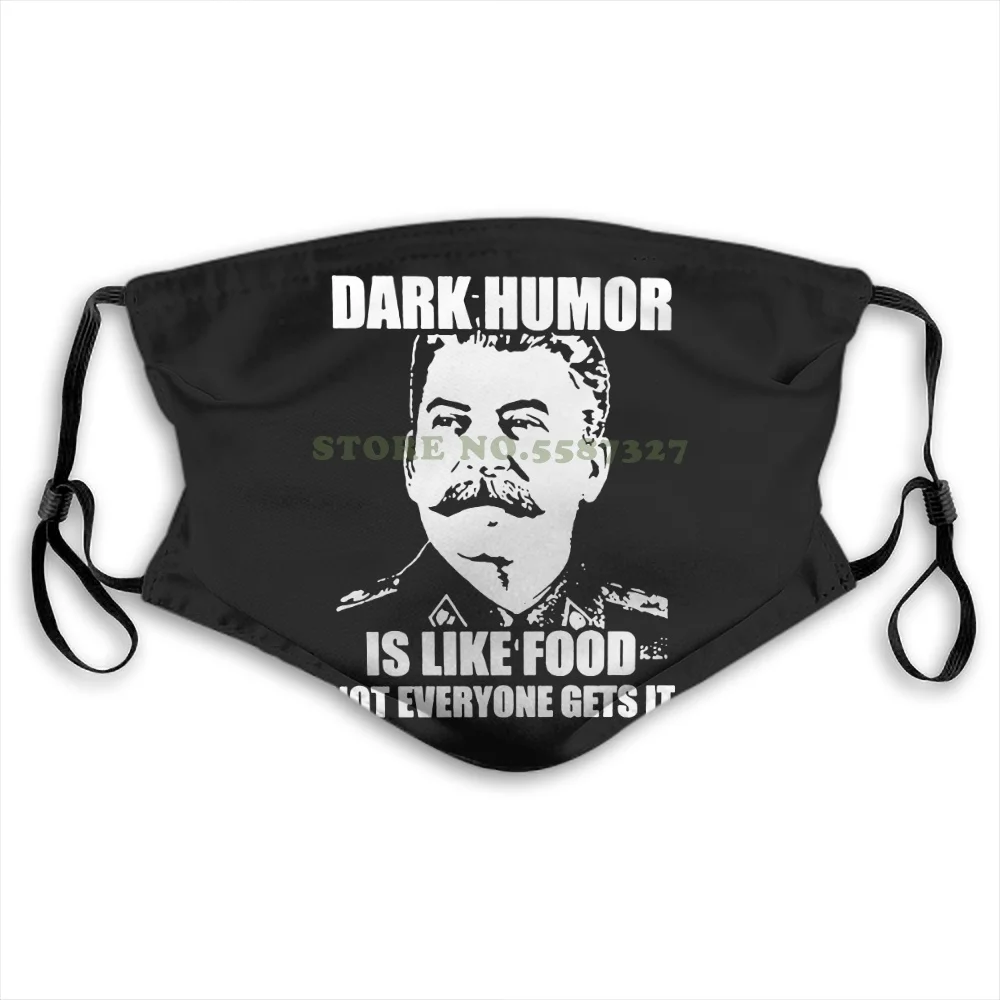 Темный Юмор как еда Сталин шутка модные смешные многоразовые маски | Аксессуары