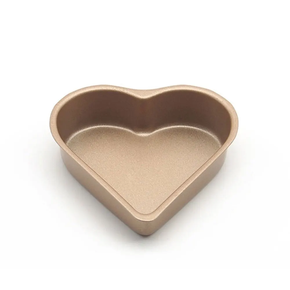 1 шт. форма для выпечки Золотой Пудинг в форме сердца чашка торта из