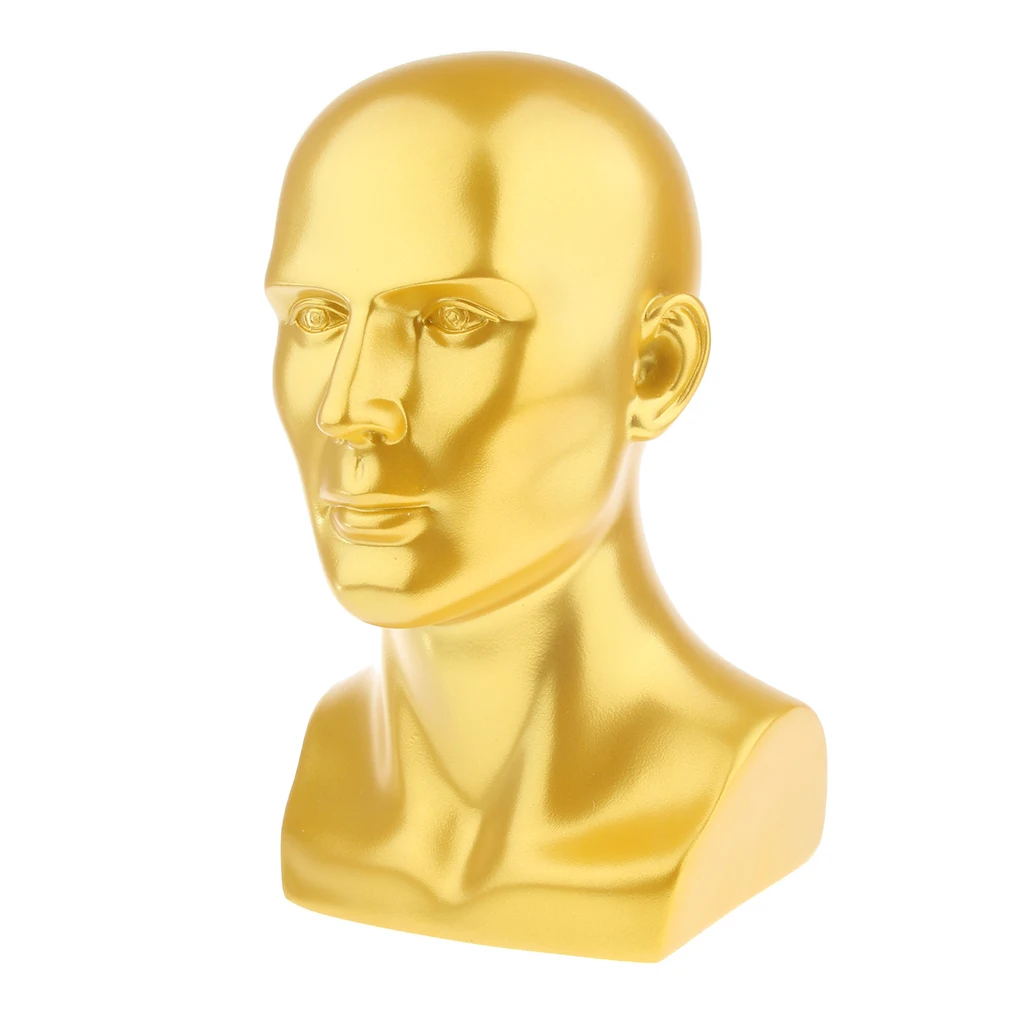 

Lightweight Resin Head Mannequin Head Wig Display Styling Head for Display Glasses, Caps