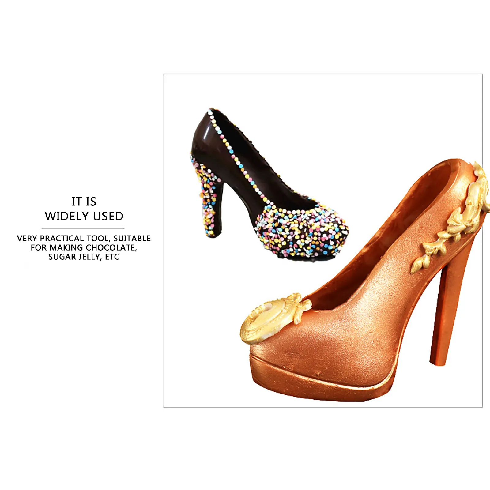 Инструменты для украшения тортов форма 3D на высоком каблуке в форме обуви