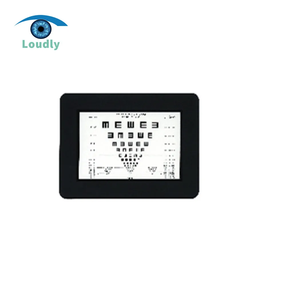 Громкий бренд лучшее качество оптический инструмент возле диаграмма остроты