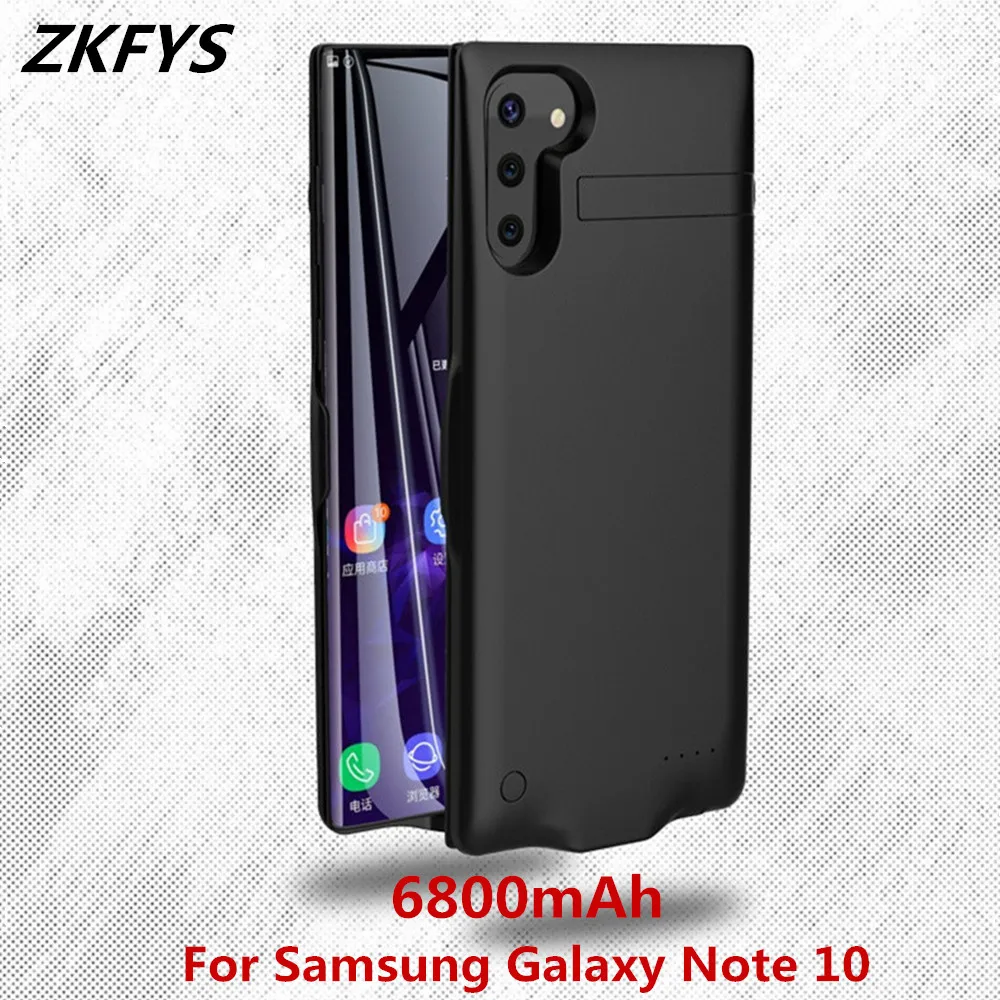 6800 мАч зарядное устройство чехол для Samsung Galaxy Note 10 плюс внешний зарядный
