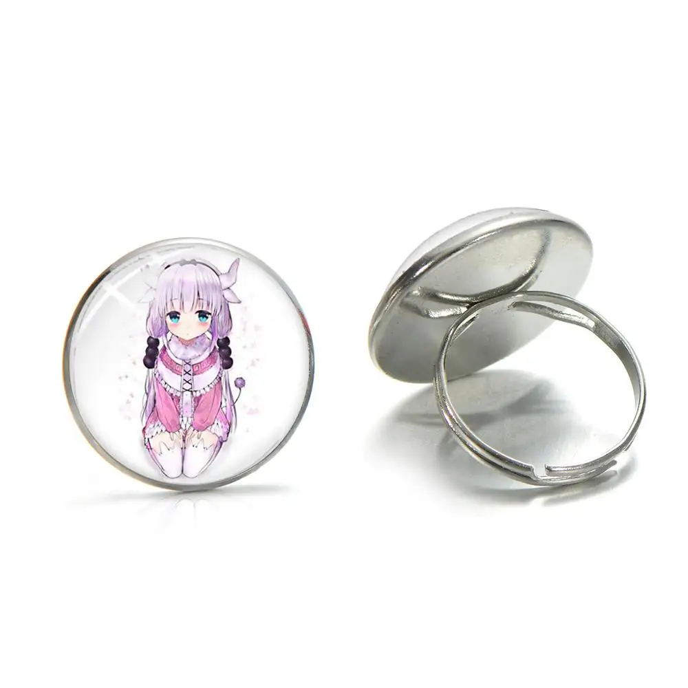 Кольцо SINA с изображением милой горничной девушки фотографий дракон мисс Кобаяси