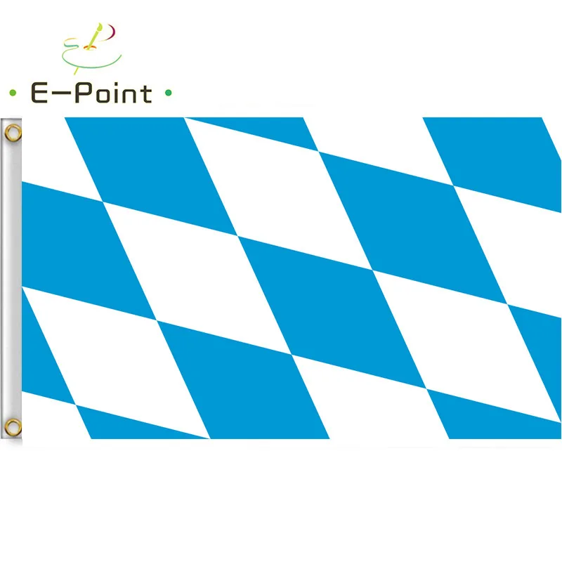 

Флаг Штата Германии Баварии (lozengy) 3 фута * 5 футов (90*150 см) размер рождественские украшения для дома флаг баннер подарки