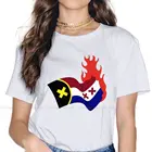 Женская Винтажная футболка в стиле Харадзюку