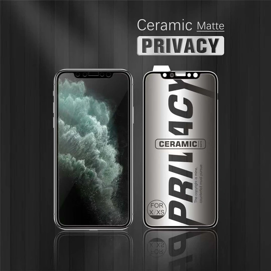 1-3PCS HD Matte Soft Ceramic Anti-spy Screen Protector for IPhone 12 Mini IPhone11Pro XS Max X XR 7 8 6 Plus Privacy Film