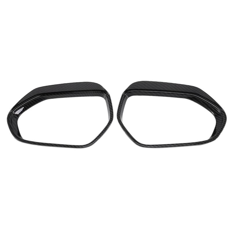 Боковое зеркало заднего вида из углеродного волокна с защитой от дождя и бровей