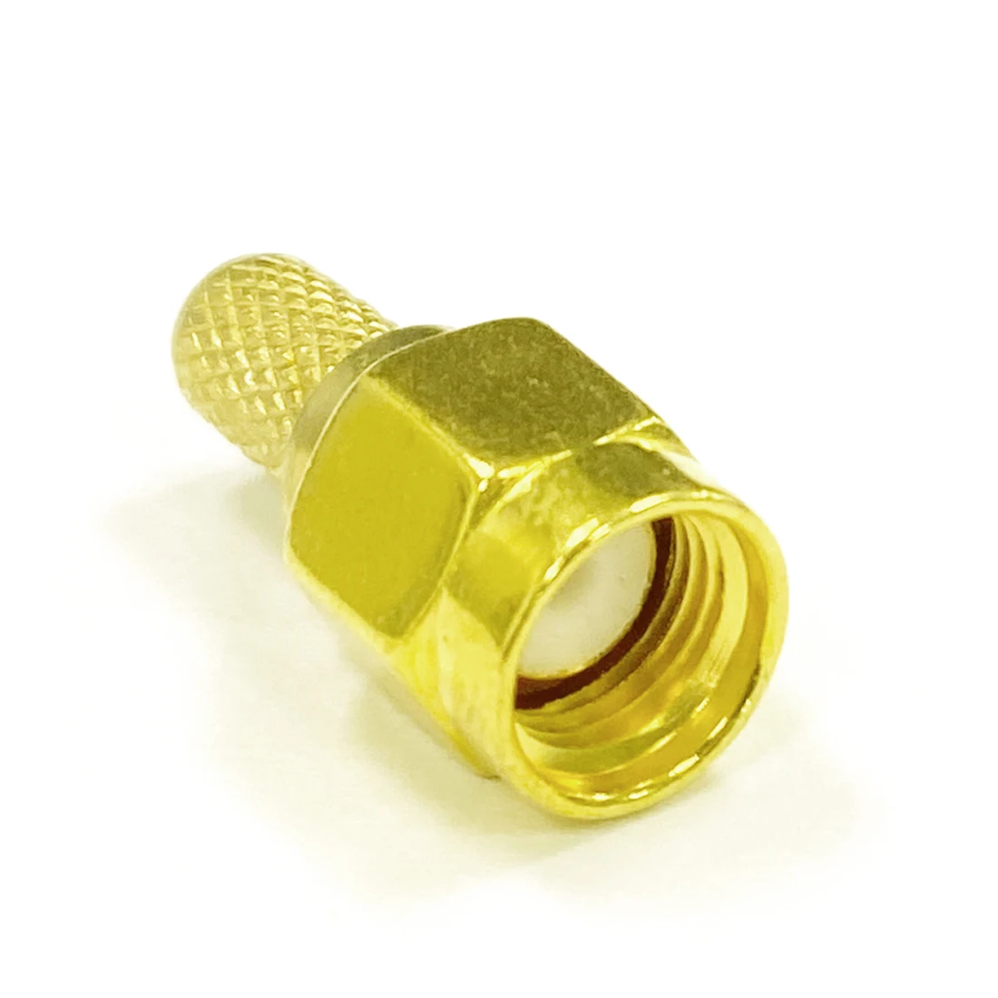 1pc RP-SMA Male Plug RF Coax Connector Crimp for RG58 RG142 RG400 LMR195 Cable Straight Goldplated NEW SMA Adapter | Обустройство