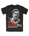Летняя мужская футболка с круглым вырезом, футболка эль покровитель Пабло, футболка Kult Criminal Kolumbien,Escobar, крутая футболка s