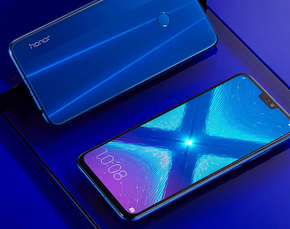 Глобальная Встроенная память huawei Honor 8X мобильного телефона 6,5 дюймов экран 3750 мАч батарея Android 8,2 Dual Back 20MP камера смартфон OTA обновление