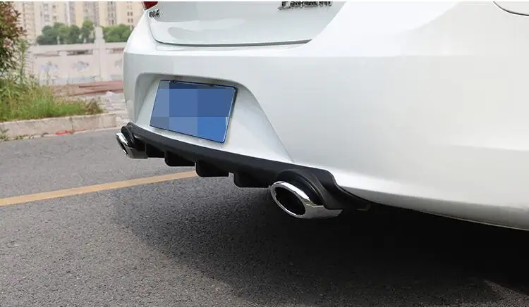 Для Cruze автомобильные аксессуары Задний бампер протектор двойной диффузор