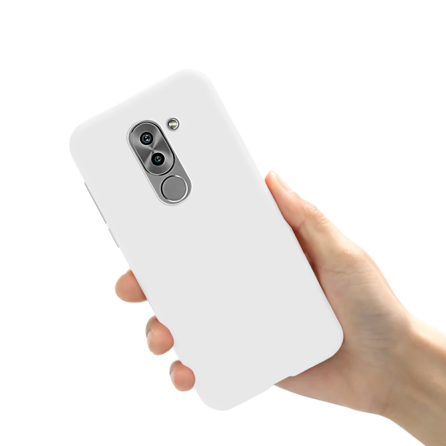 White Чехол для huawei honor 6x huawei mate 9 lite funda мягкий, силиконовый, из ТПУ карамельный цвет задняя крышка для huawei gr5 honor 6x x6 чехол - Цвет: White