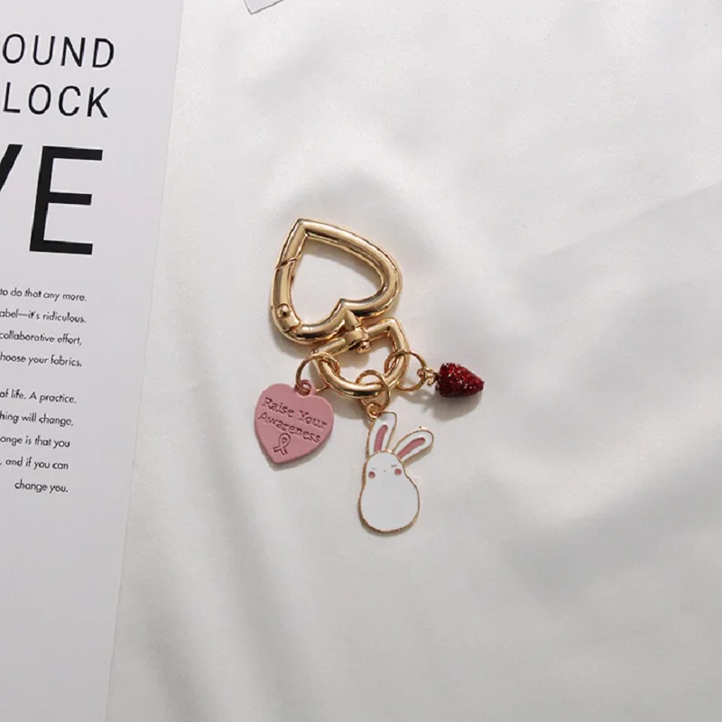 Милый маленький белый брелок с кроликом милые брелки подкладом для девочек