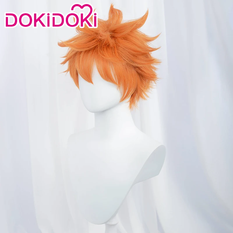 DokiDoki Аниме Haikyuu! Косапп парик Hinata Shoyo Косплей Хината шоё Хэллоуин косаплей |