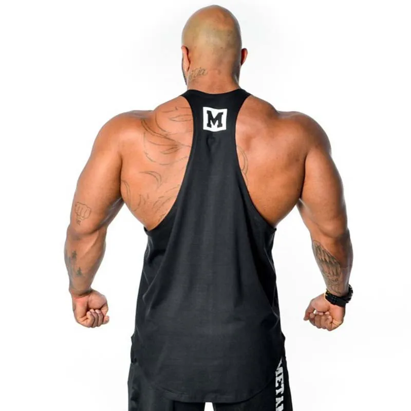 Muscleguys хлопковые спортивные майки мужские без рукавов для мальчиков бодибилдинг