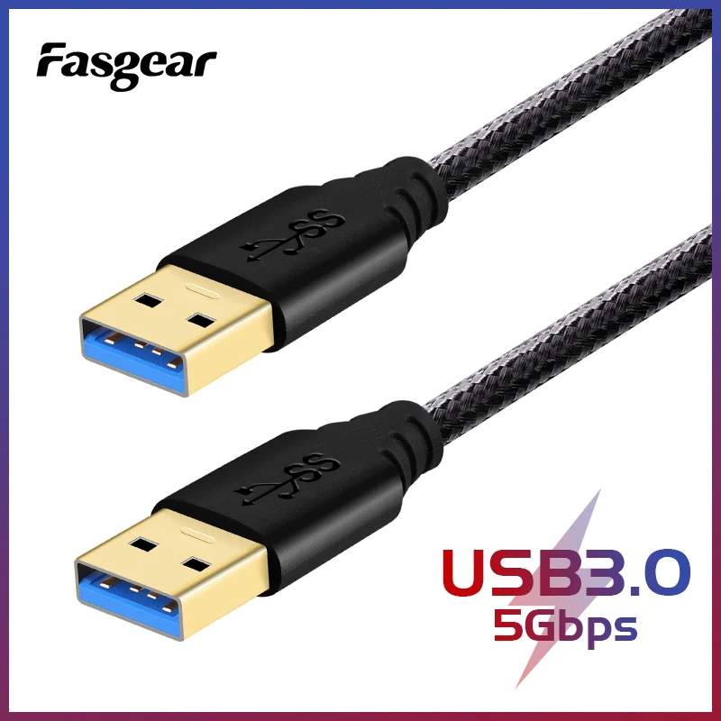 Удлинительный кабель Fasgear USB 5 Гбит/с 3 0 Папа папа удлинитель кабеля для жесткого