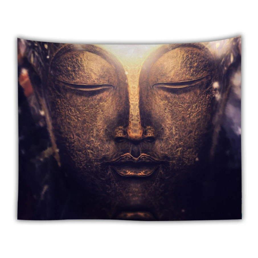 Древняя Статуя Будды индийская МАНДАЛА ГОБЕЛЕН Будда под деревом хиппи бохо