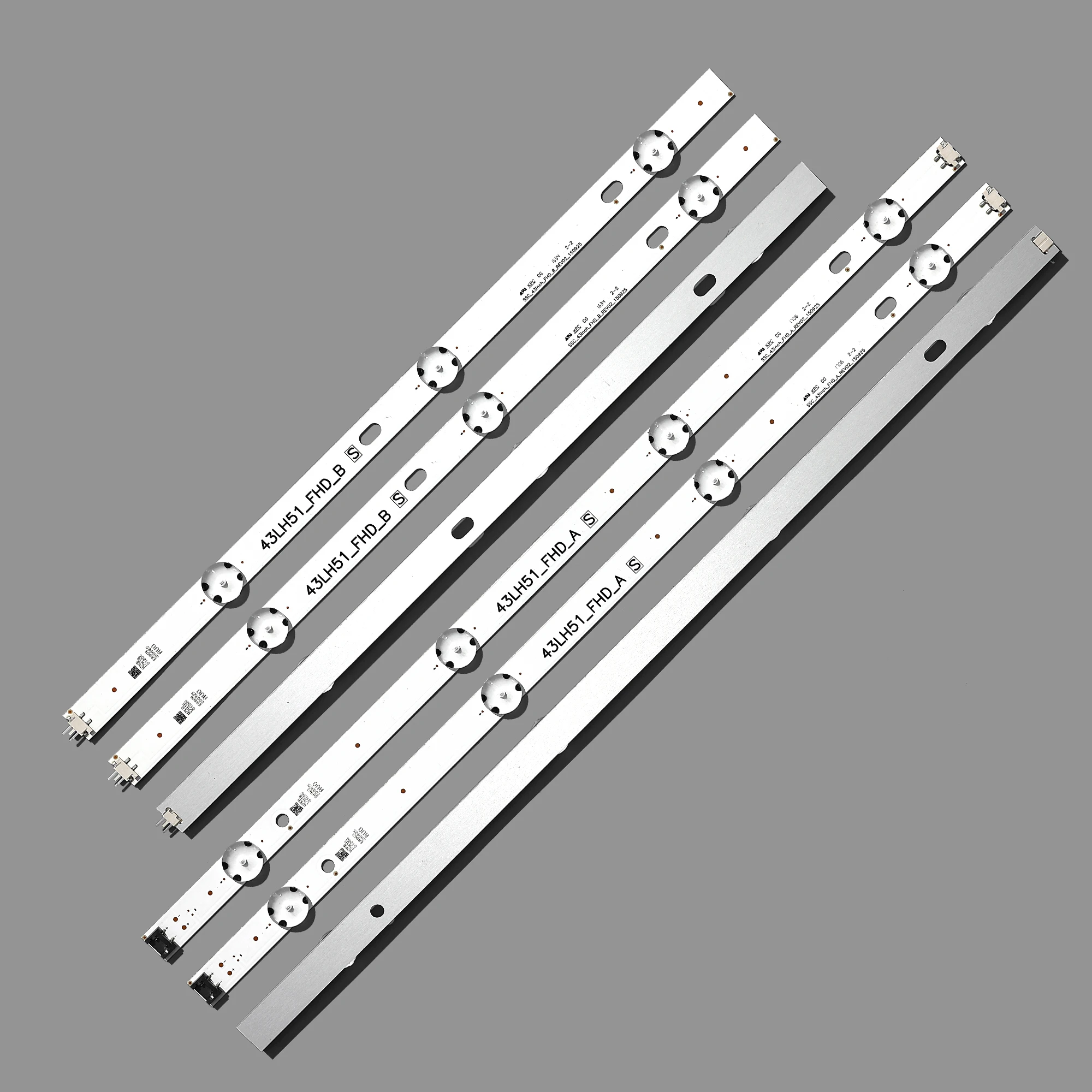 6Pieces/lot Led backlight strip 7 lamp for 43LH5100 LC430DUY (SH)(A3) 43LJ594V 43UJ651V 43LH51_FHD_A type HC430DUN-SLVX1-511X
