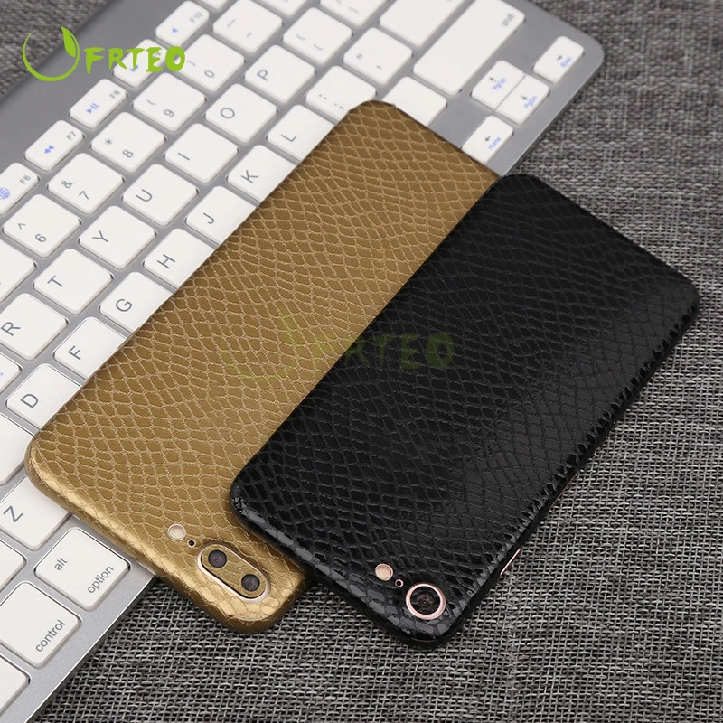 Luxury Snake Skin Texture Back Films Sticker For iPhone 6 6S X 7 8 Plus Full Cover Decal Phone Body Scratch Proof Adhesive |