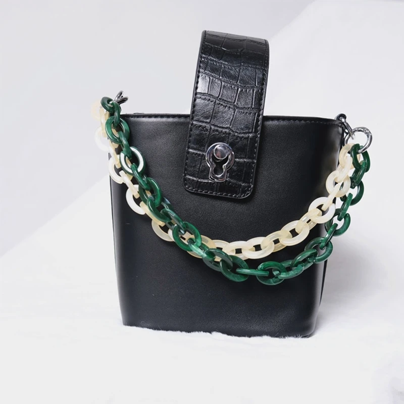 

Acrylic Strap Detachable Replacement for Beach Shoulder Bag Bucket Handbag