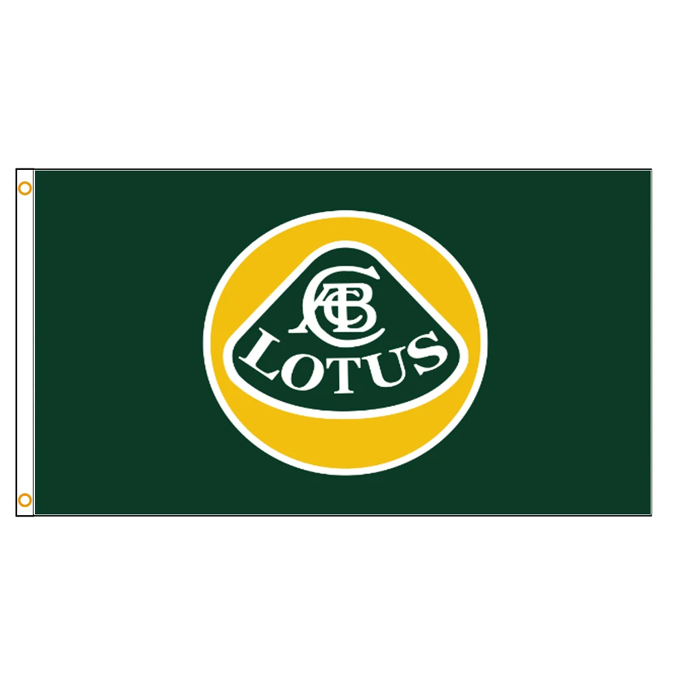 

Lotus Flag 3x5 Ft Flying Banner for Car Racing Decoration Indoor Outdoor